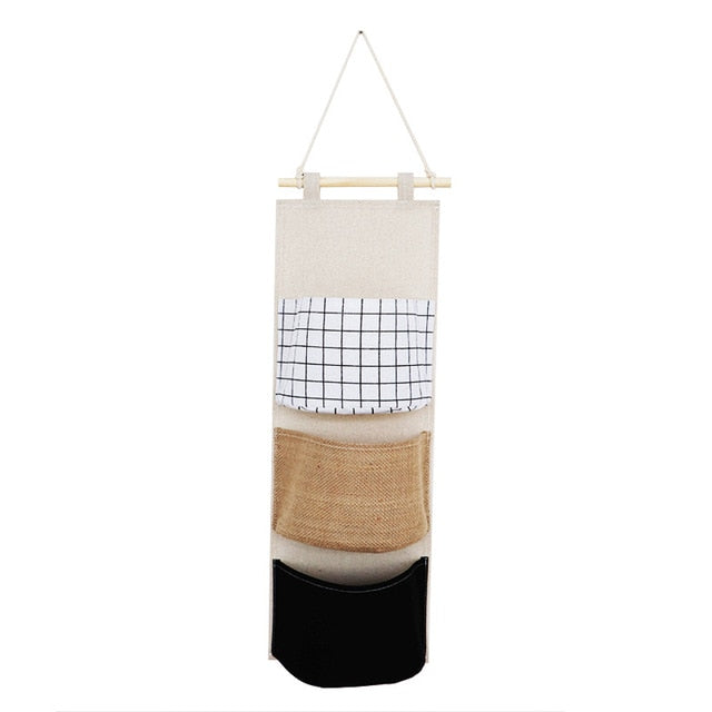Wall hanging wall storage bag