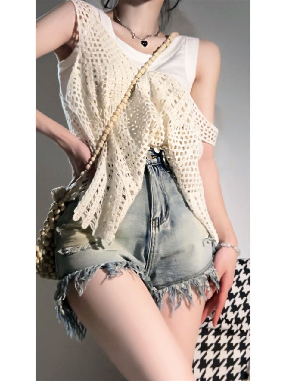 Women's Vest Loose Design Blouse Top