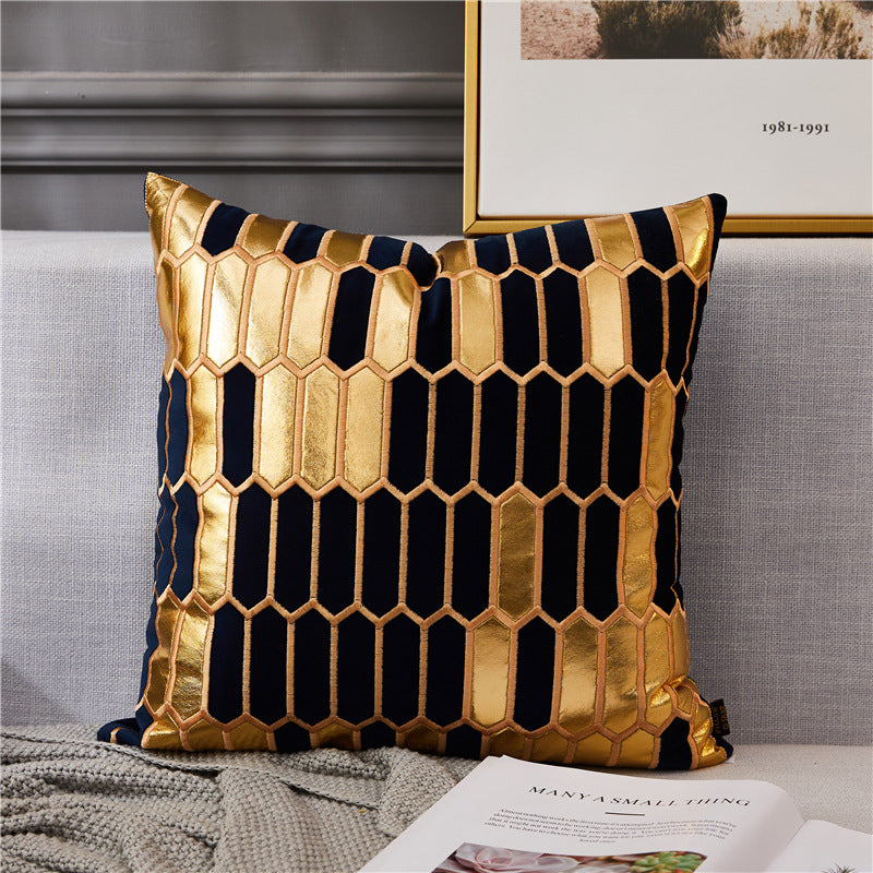 Bedside cushion cover Nordic ins bronze pillow cover