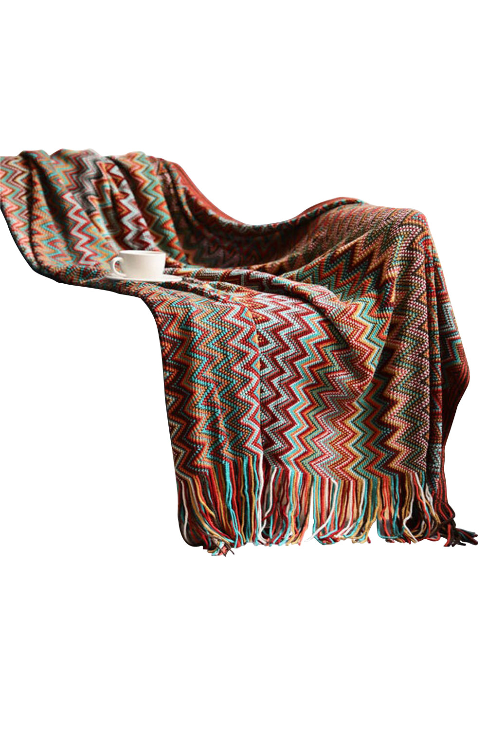 Nordic Knitted Throw Thread Blanket 130*160cm