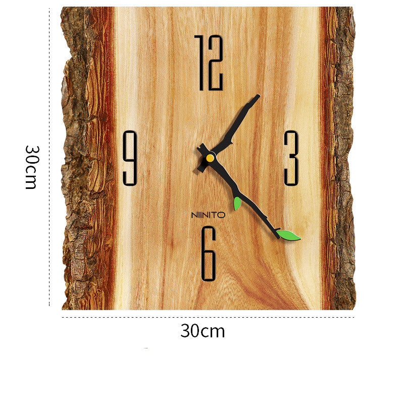 Nordic Simple and Creative Tree Pattern Wall Clock