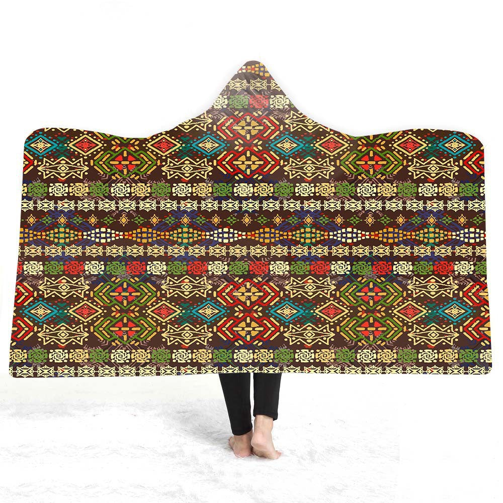 3D Digital Printing Magic Cloak Hooded Cloak Blanket