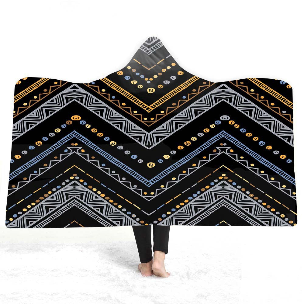 3D Digital Printing Magic Cloak Hooded Cloak Blanket