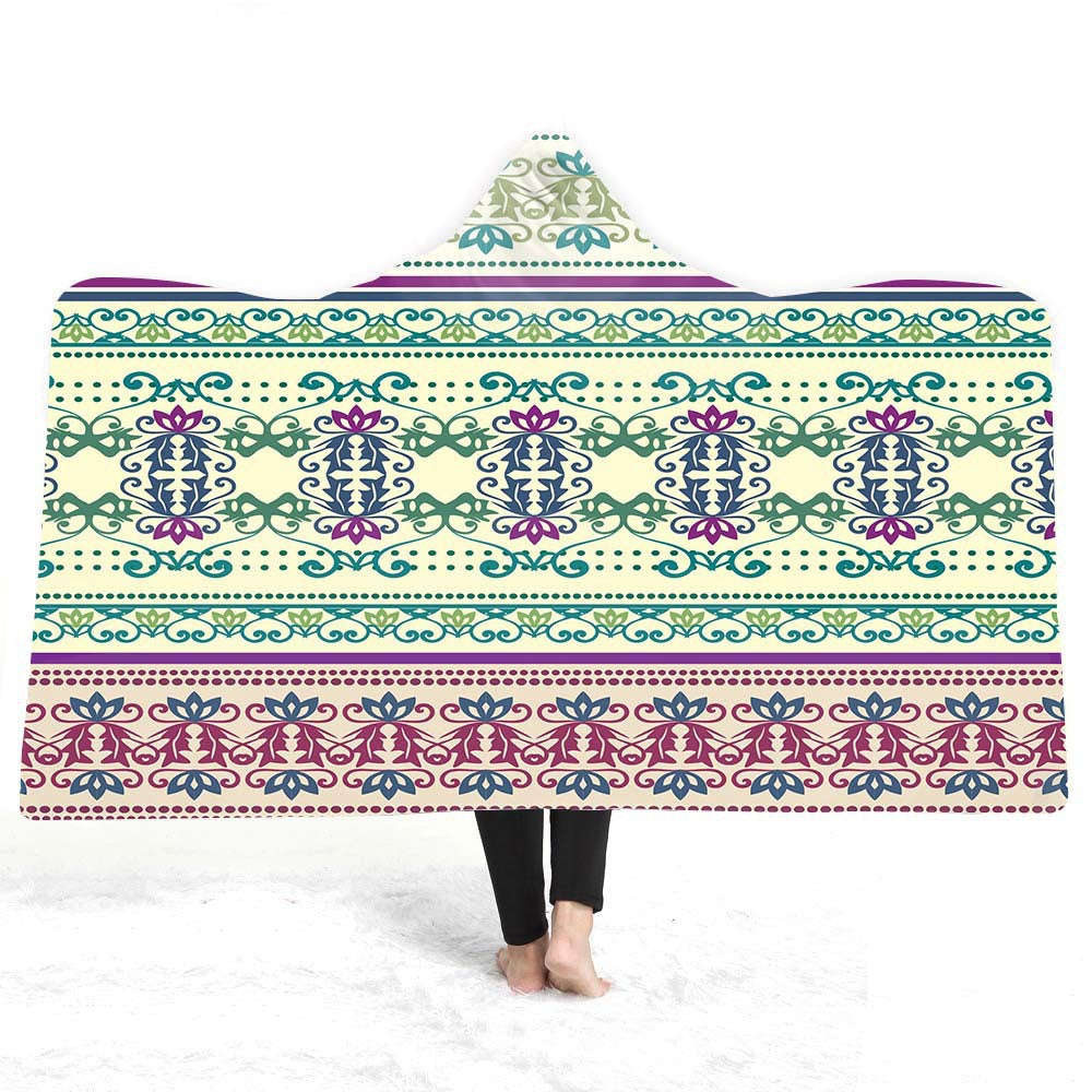 3D Digital Printing Magic Cloak Hooded Cloak Blanket