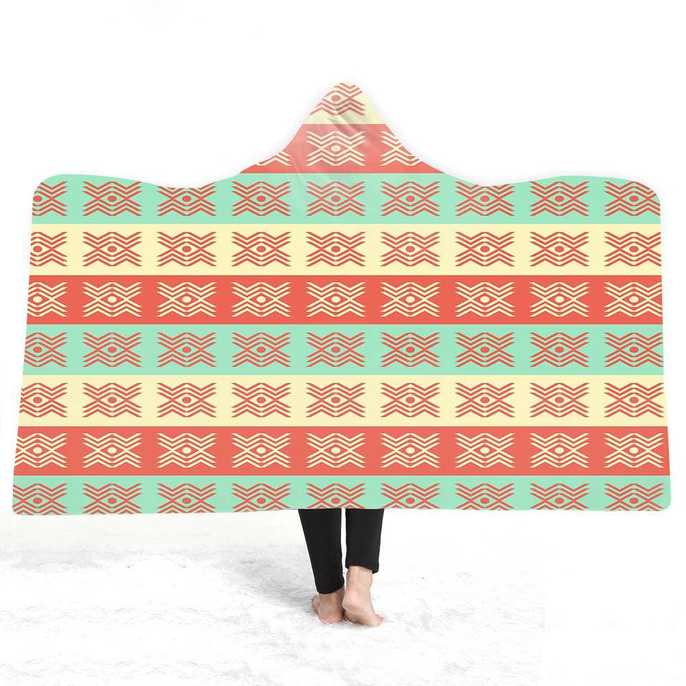 3D Digital Printing Magic Cloak Hooded Cloak Blanket