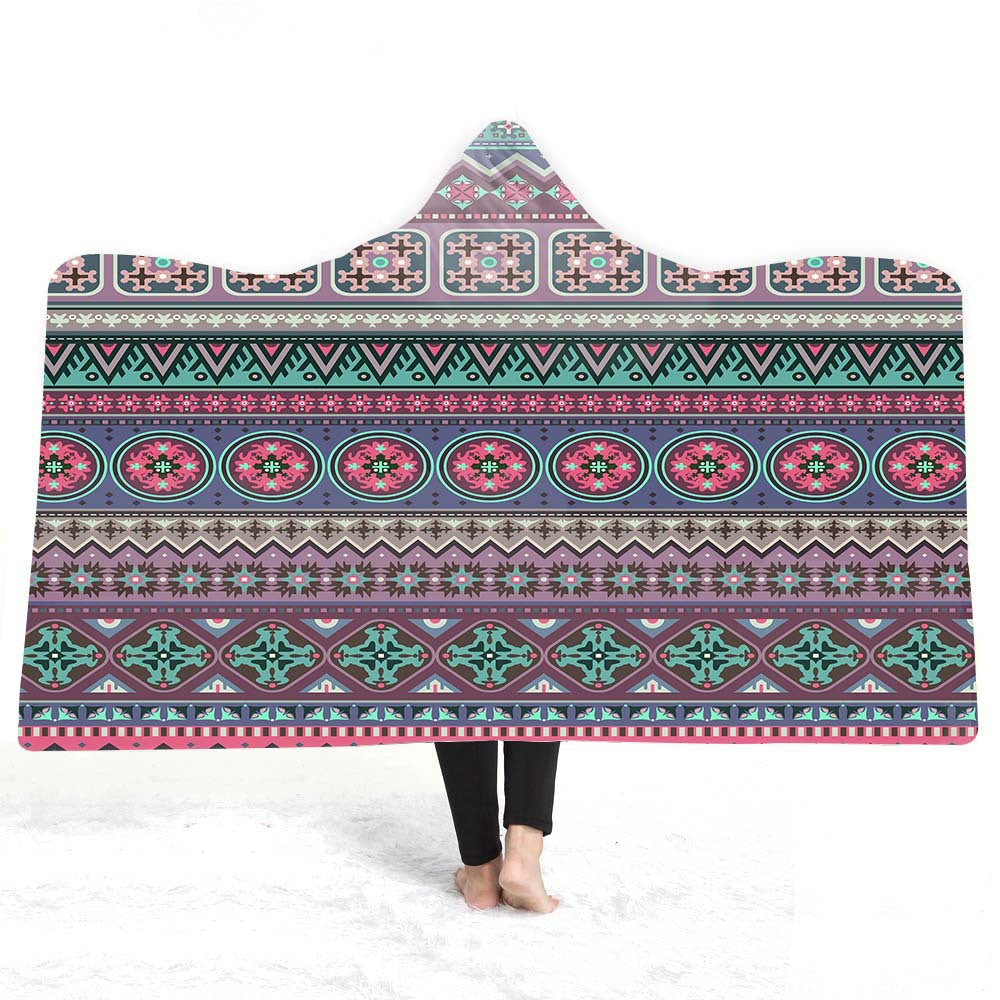3D Digital Printing Magic Cloak Hooded Cloak Blanket