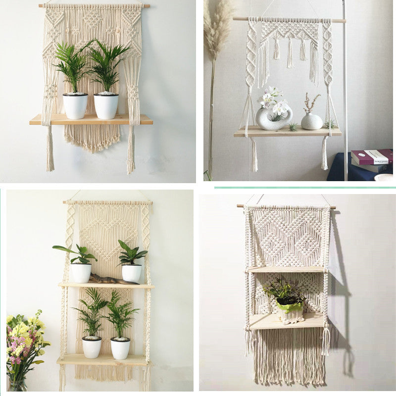 Nordic style tassel tapestry