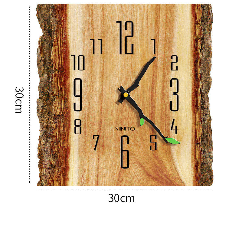Nordic Simple and Creative Tree Pattern Wall Clock