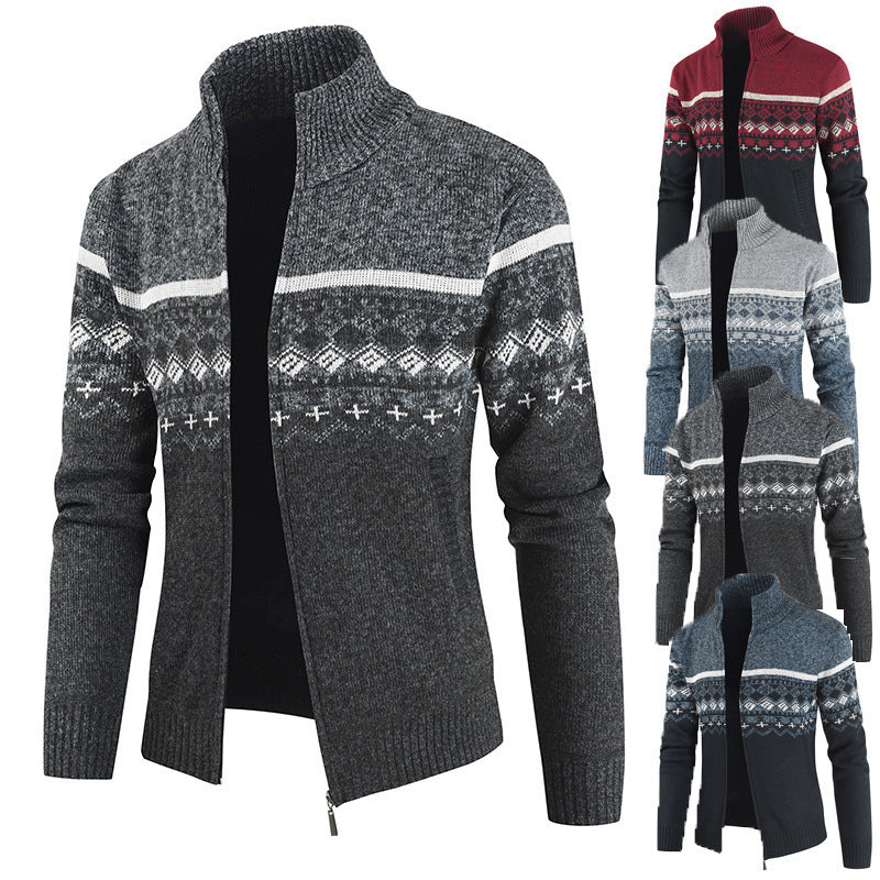 Autumn cardigan casual simple top knit sweater sweater