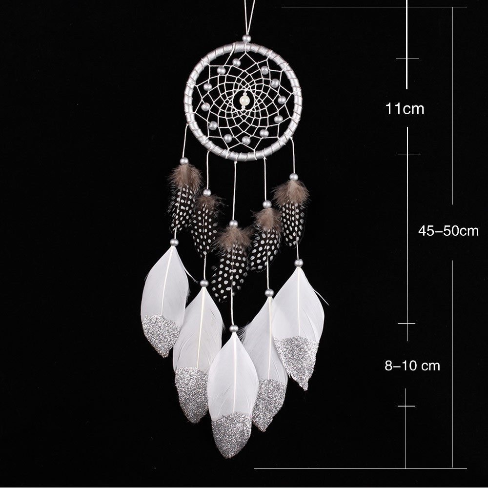 Dream catcher feather wind chime