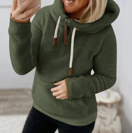 Hooded Lamb Feather Tethered Sack Hoodie