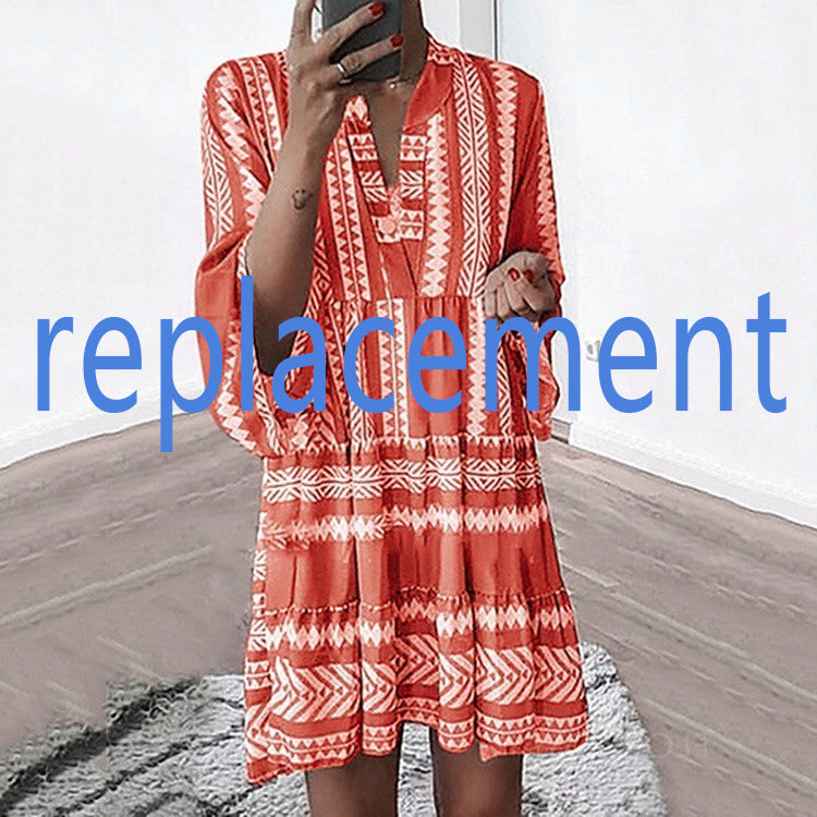 ANDREA - Modieuze boho midi jurk