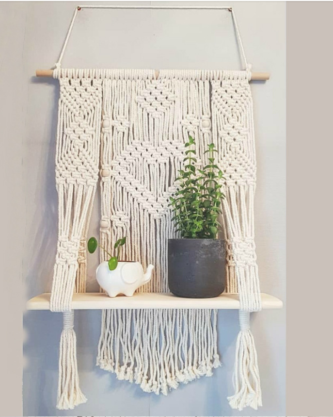 Nordic style tassel tapestry