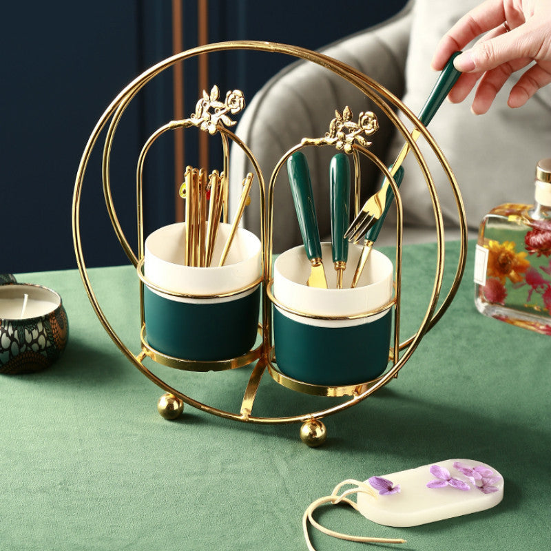 Fruit Insert Ins Nordic Style Fork Set