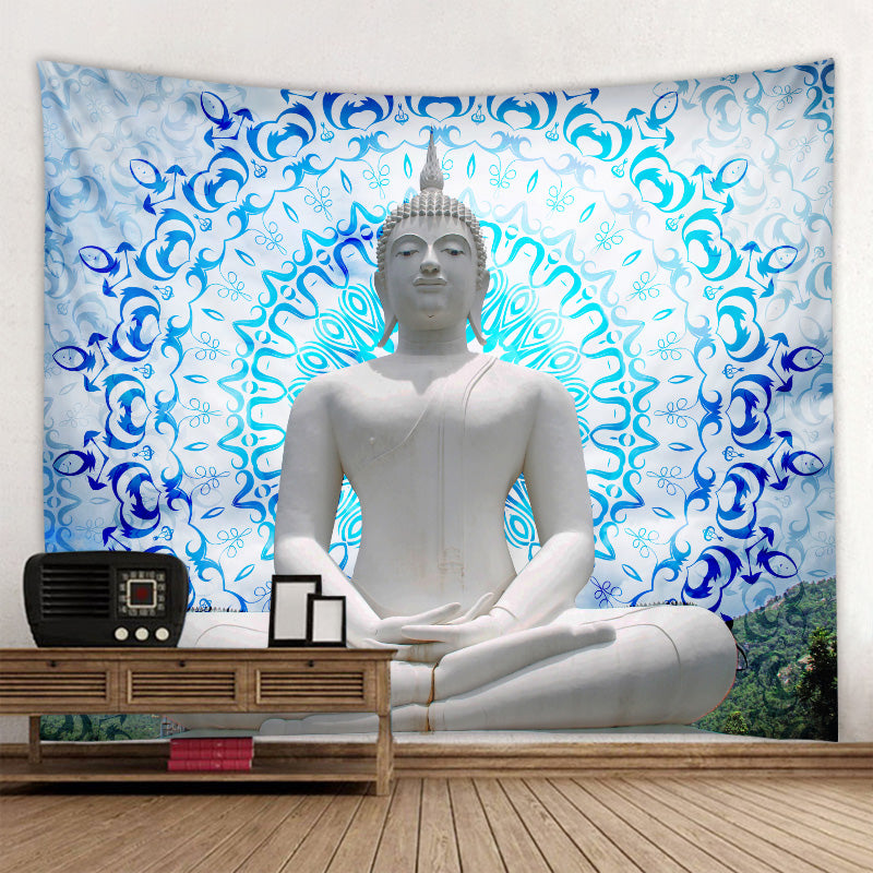 Boho Yoga Meditation Colorful Chakra Decorative Tapestry