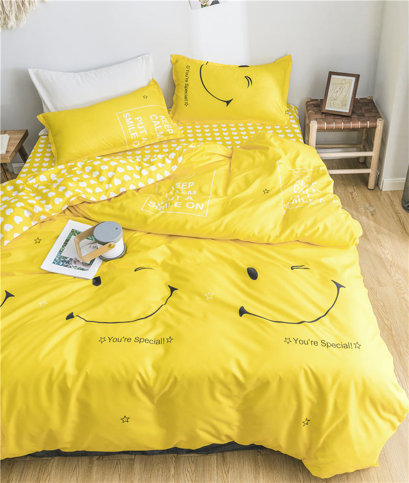 Aloe cotton simple four - piece set
