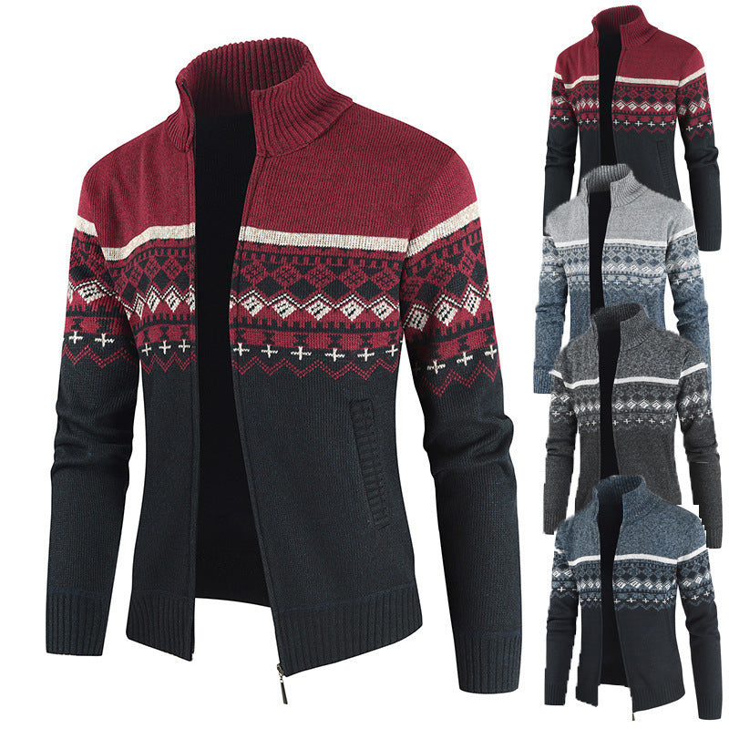 Autumn cardigan casual simple top knit sweater sweater