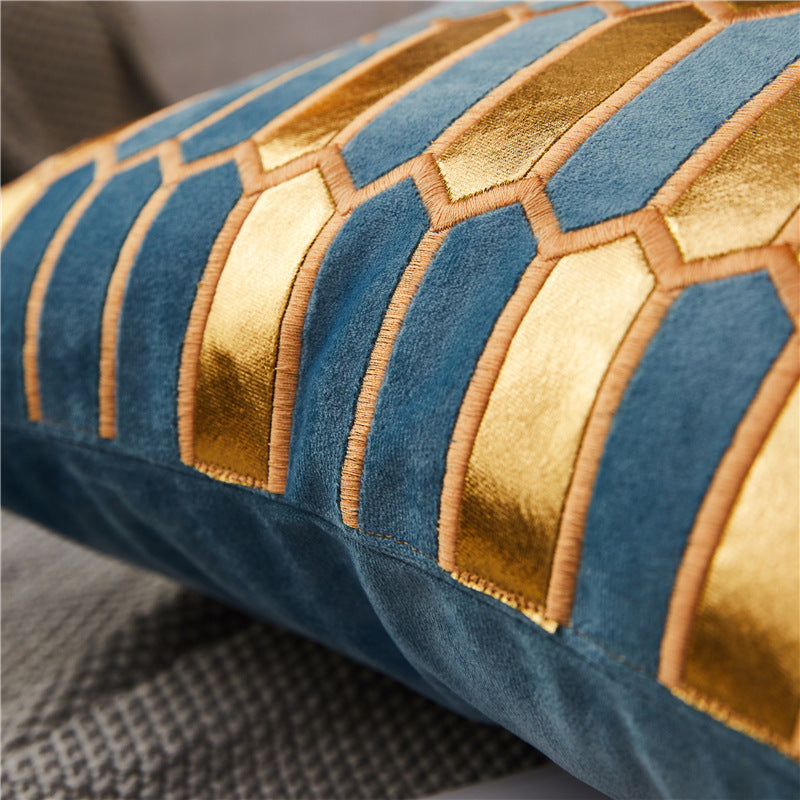 Bedside cushion cover Nordic ins bronze pillow cover