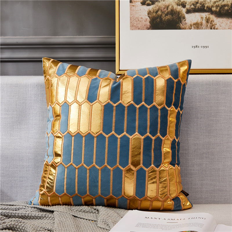 Bedside cushion cover Nordic ins bronze pillow cover