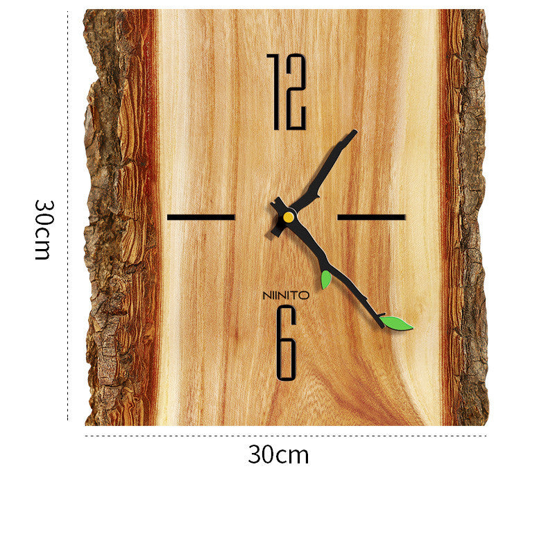 Nordic Simple and Creative Tree Pattern Wall Clock