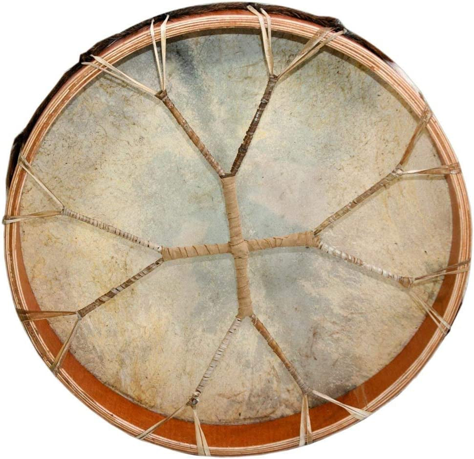 Shaman Drum Goat Hair 18", Frame Drum, Handmade