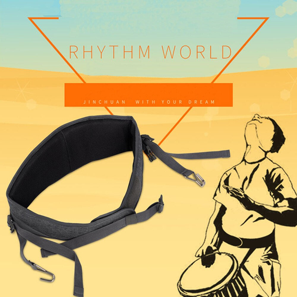 Moonembassy Djembe Strap Perform Practice Hand Drum Waist Straps Accesories