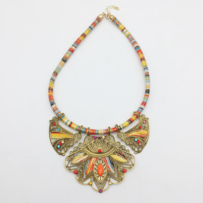 Boho ethnic necklace