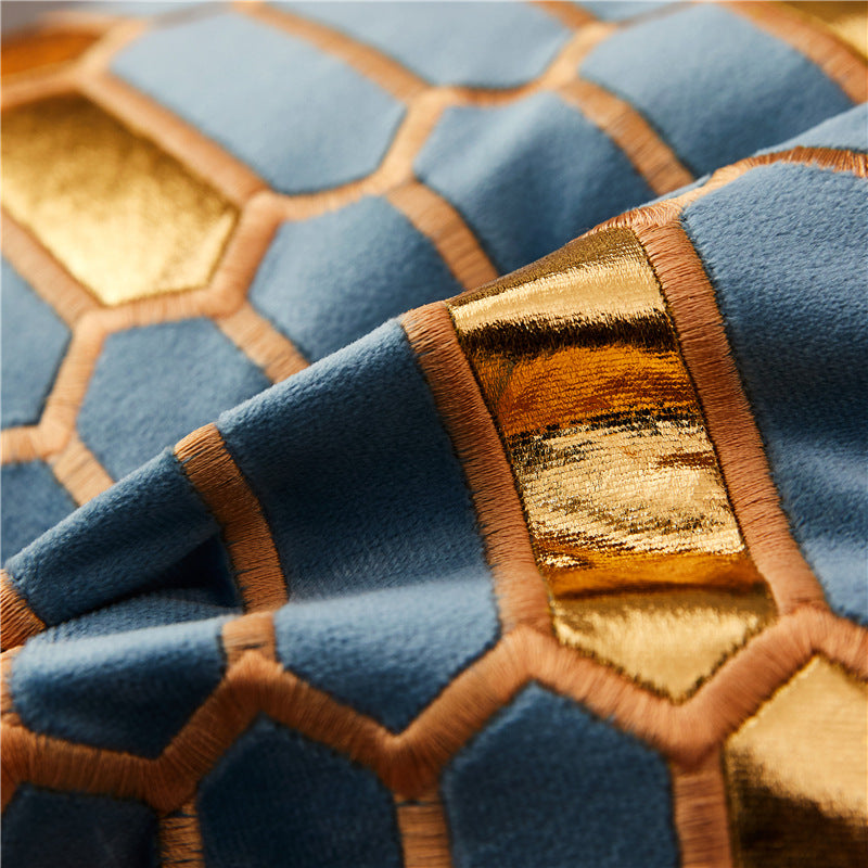Bedside cushion cover Nordic ins bronze pillow cover