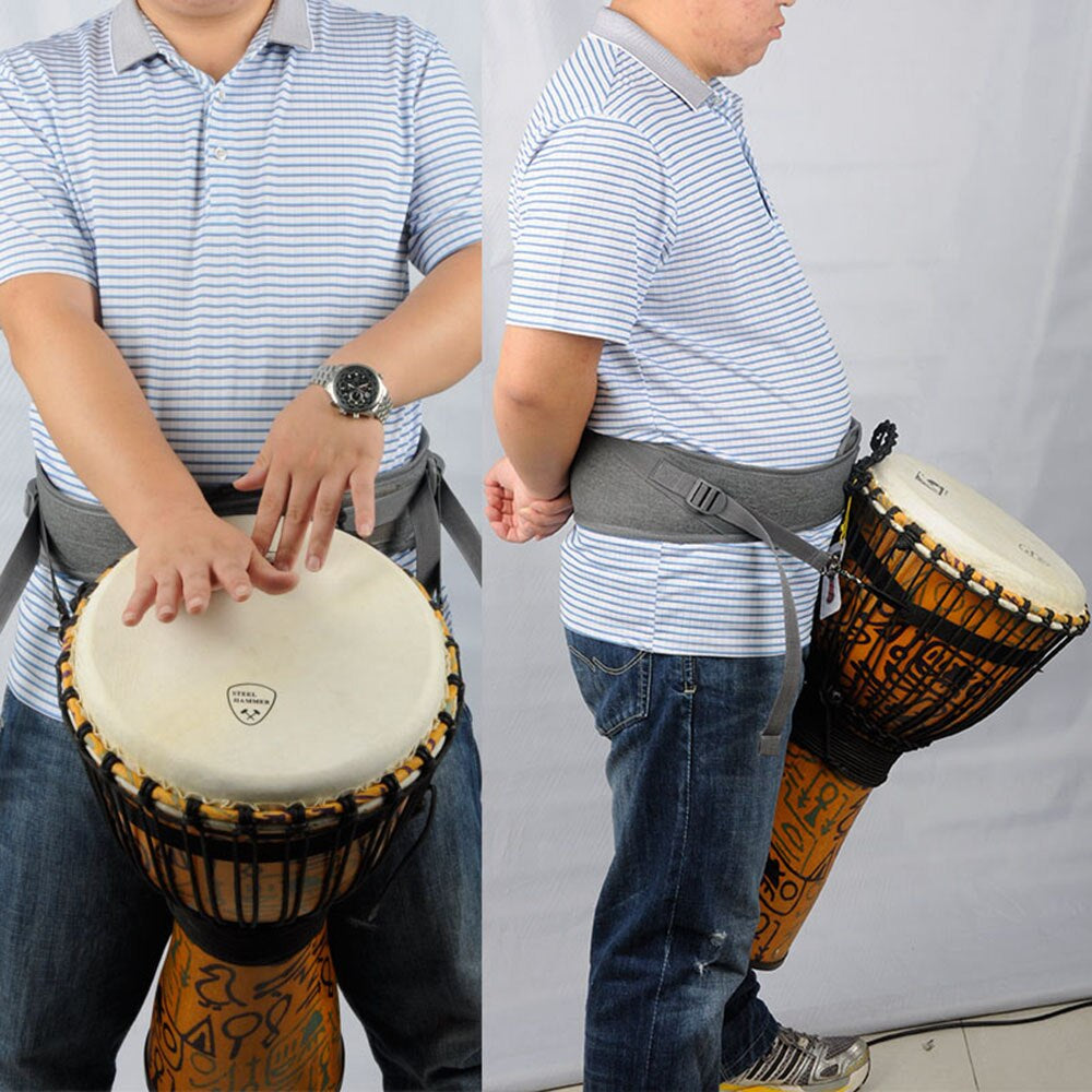Moonembassy Djembe Strap Perform Practice Hand Drum Waist Straps Accesories