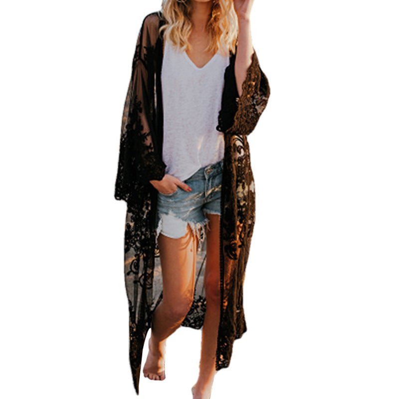 Long Linen Cardigan