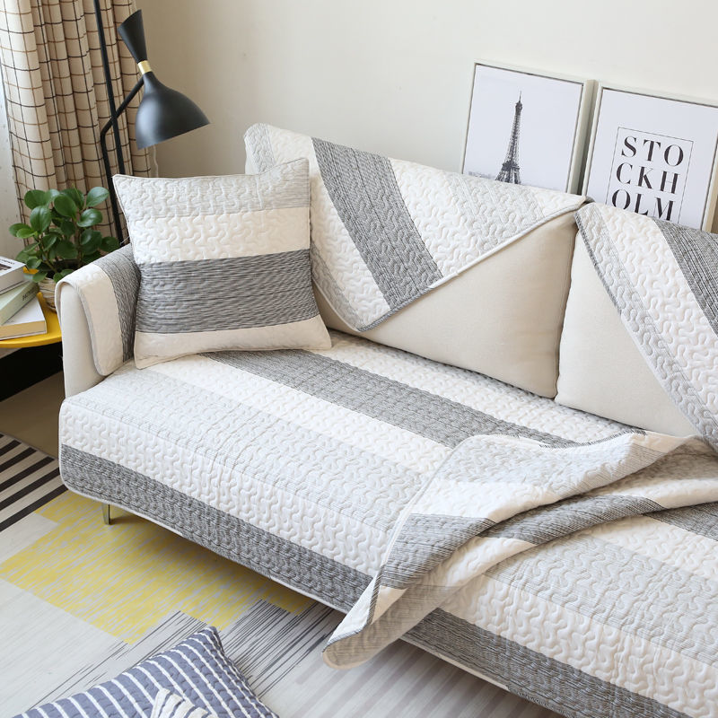 Modern Minimalist Striped Print Back Cover