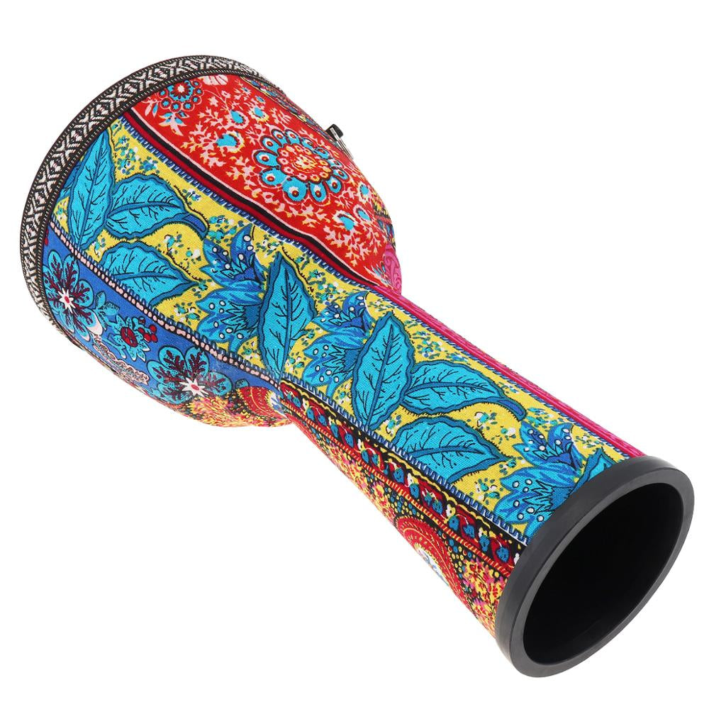 Drums 8 Inch African Djembe Drum Colorful Cloth Art ABS Barrel PVC Skin Children Hand Drum Percussion Instruments