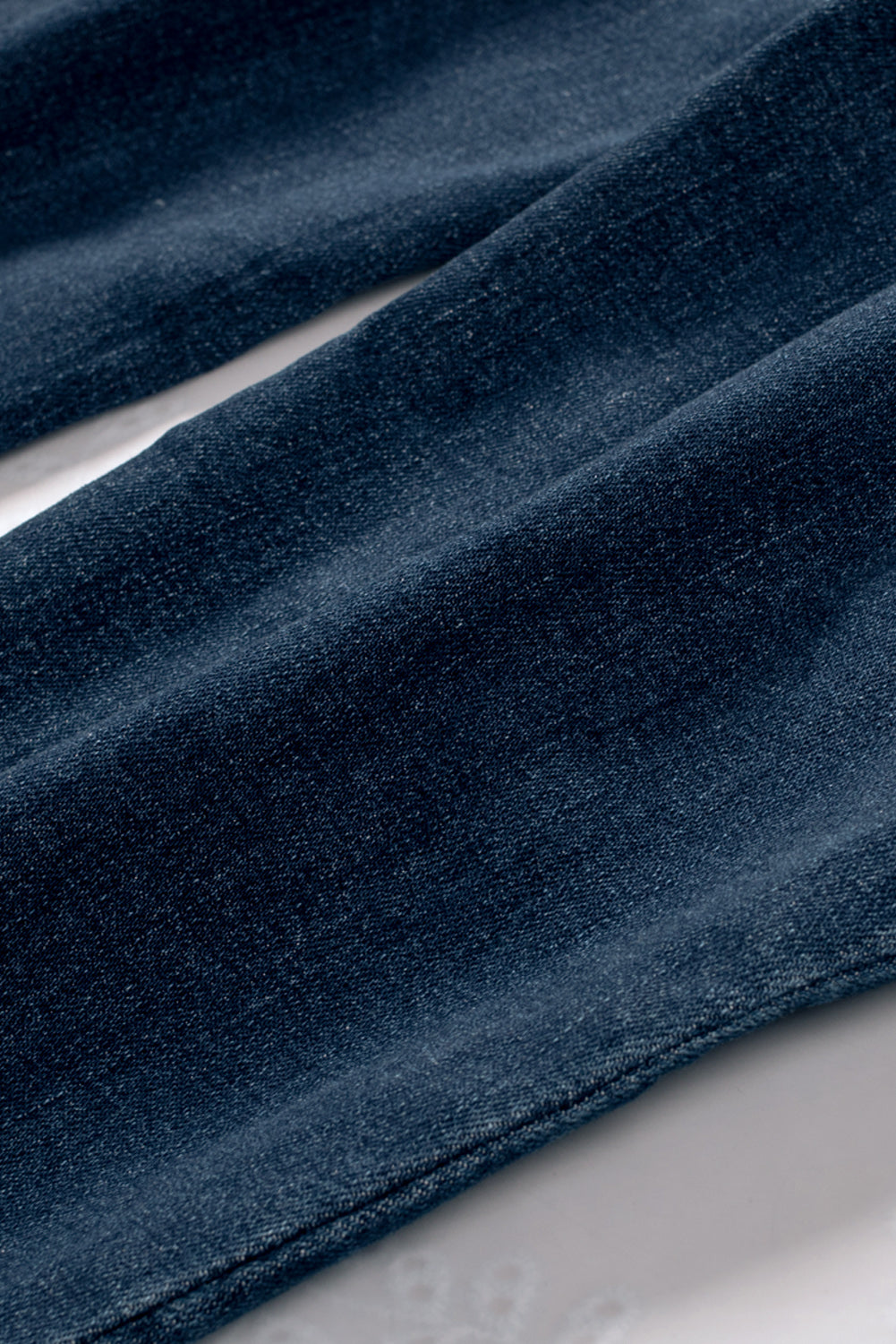 Button Fly High Waist Ripped Skinny Fit Ankle Jeans