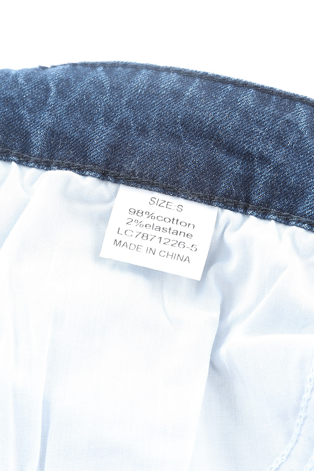 Distressed High Waist Skinny Jeans