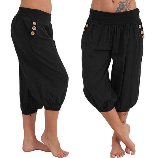 Casual pants plus size fat pants