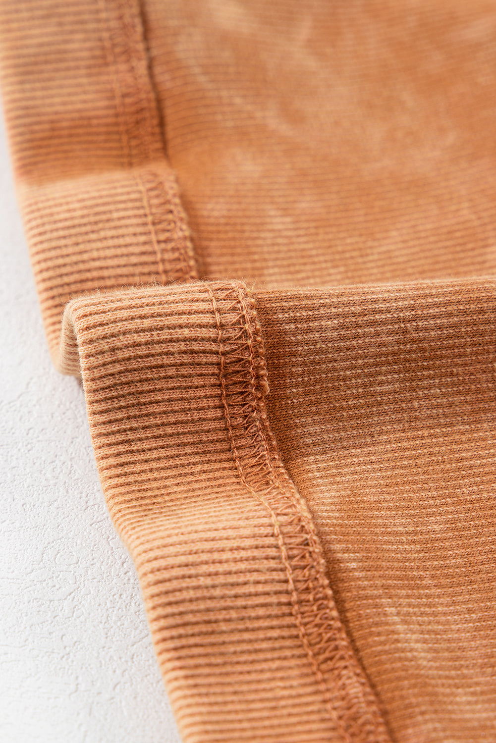 Pink Ribbed Mineral Wash Racerback Cropped Tank Top