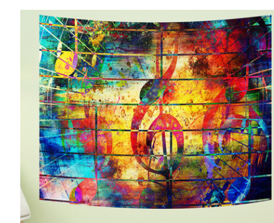 Cartoon Fantasy Tapestry Wall Hanging Home Decor Background