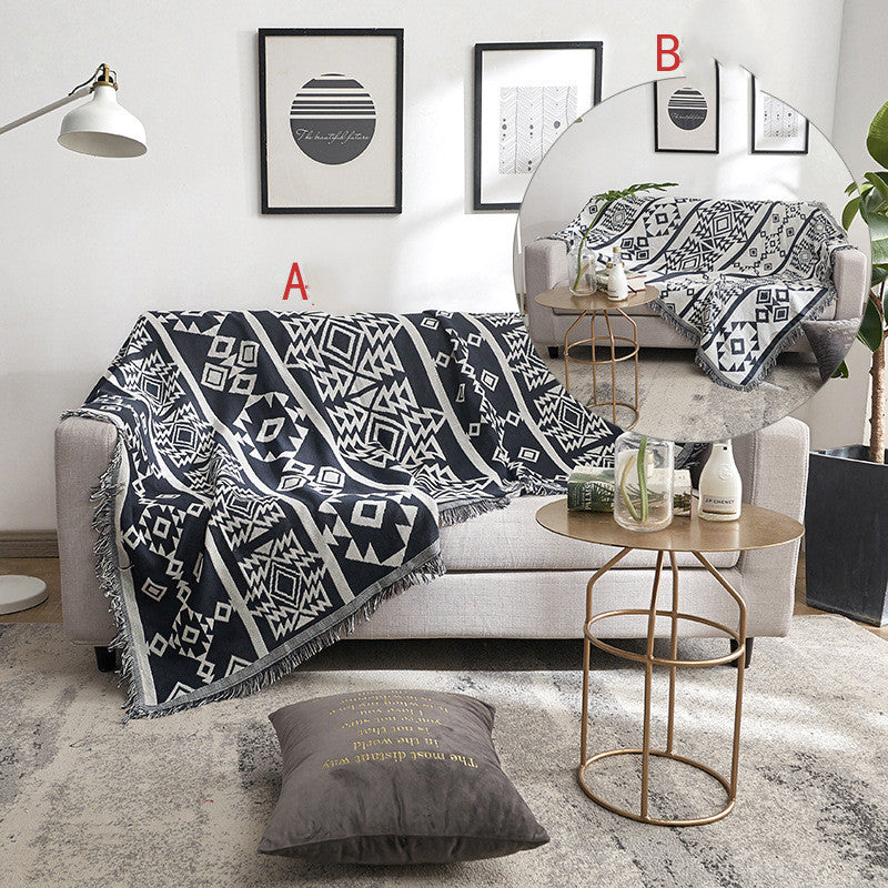 European Style Sofa Towel Leather Wooden Sofa Cushion