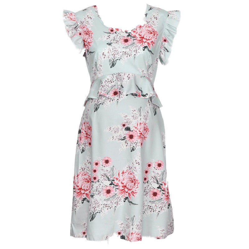 Maternity dress with big swing