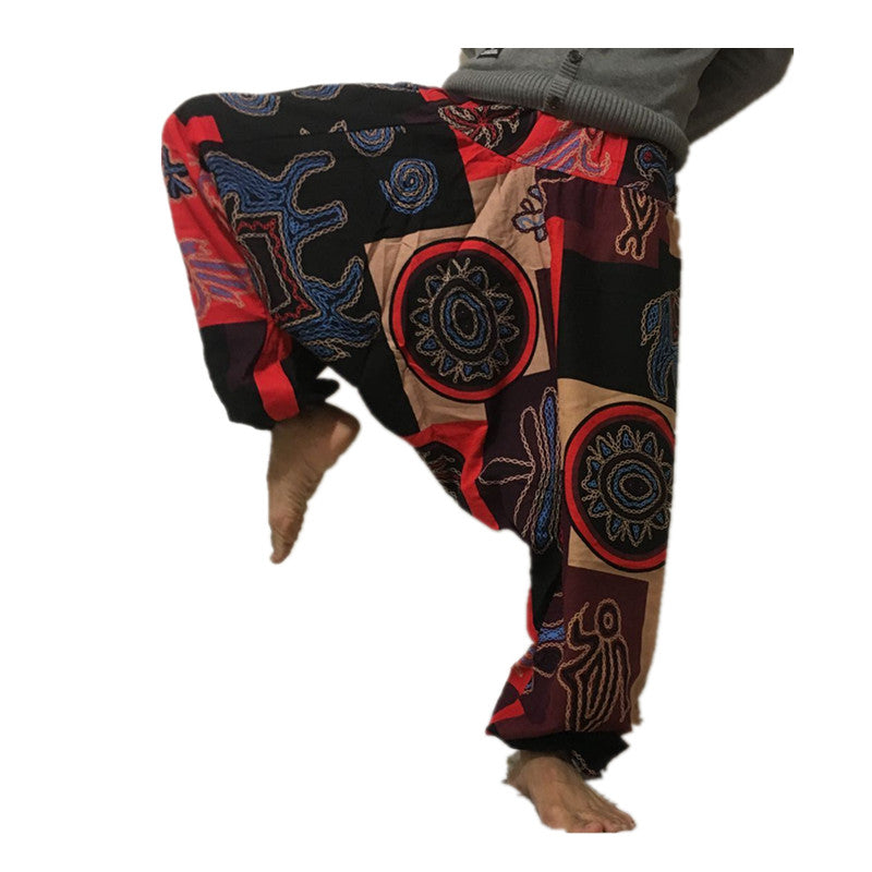 Thailand Loose Crotch Pants Hanging Pants