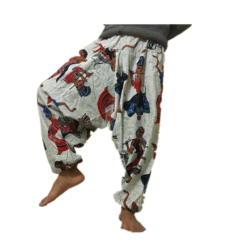 Thailand Loose Crotch Pants Hanging Pants
