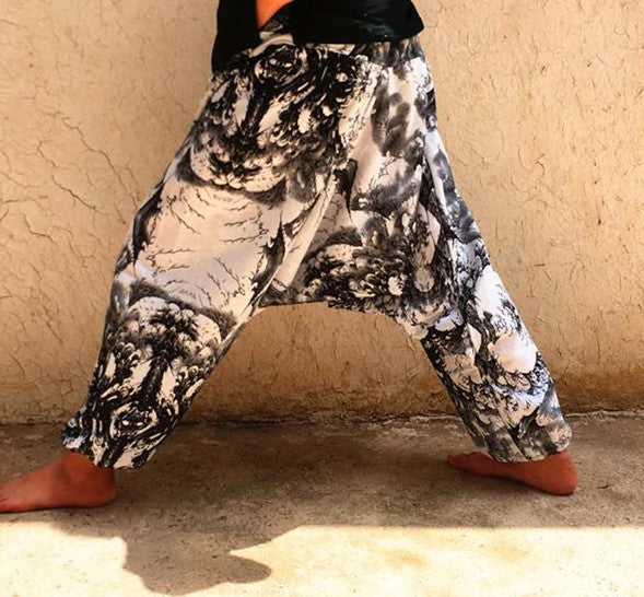 Thailand Loose Crotch Pants Hanging Pants