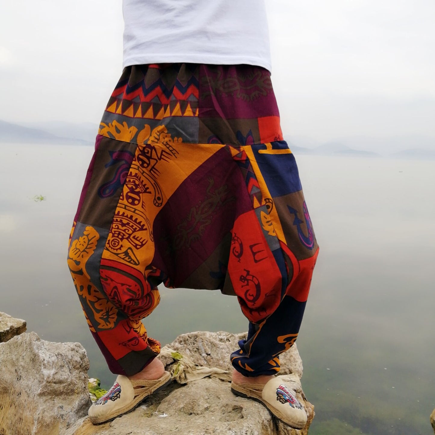 Thailand Loose Crotch Pants Hanging Pants