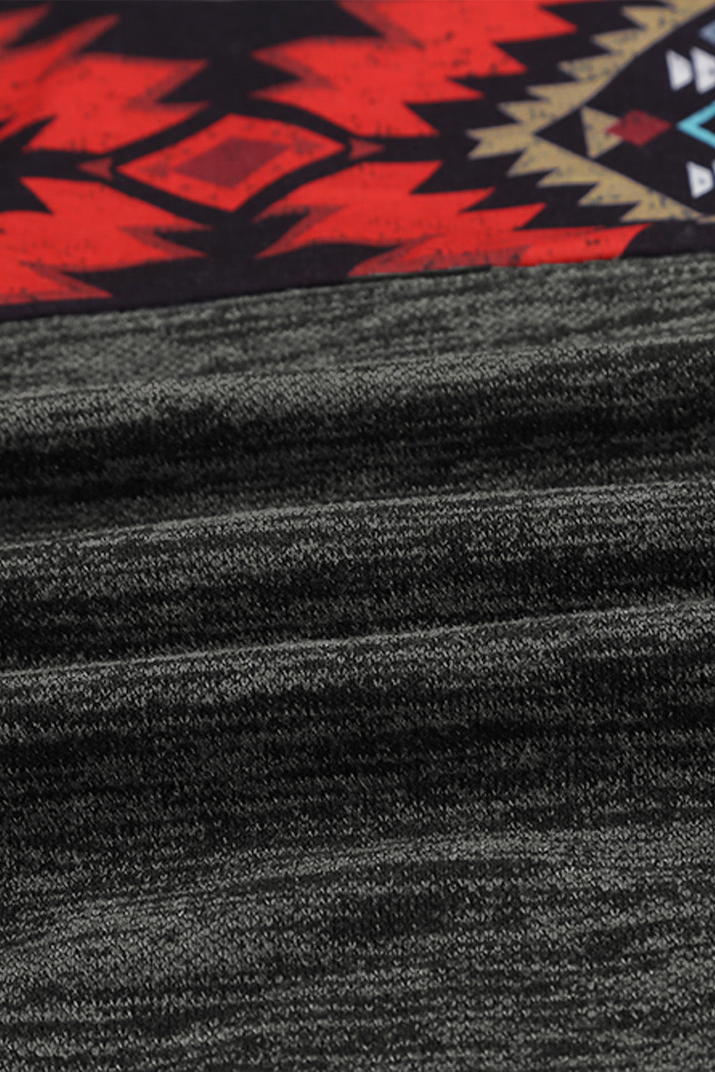 Tribal Geometric Print Hoodies with Pocket