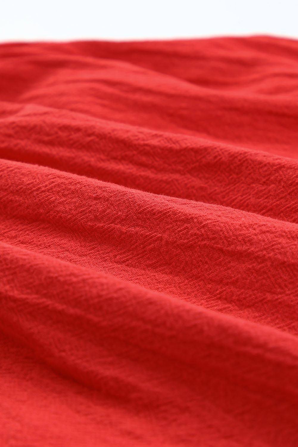 Embroidered Babydoll Tie Strap Tank Top