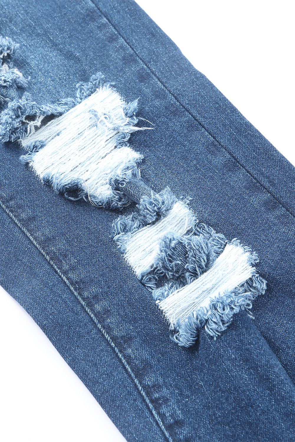 Distressed High Waist Skinny Jeans