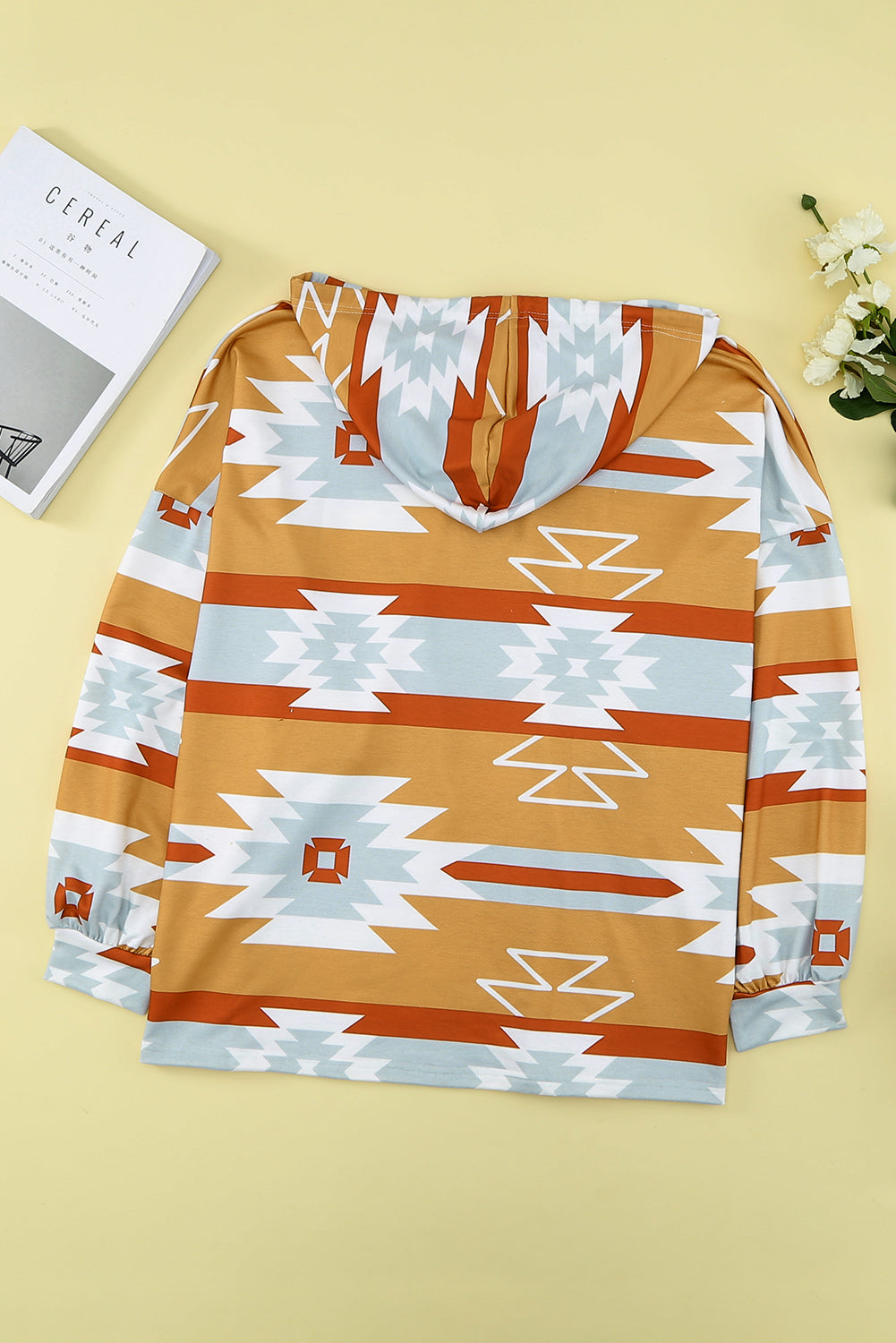 Tribal Aztec Print Hoodie