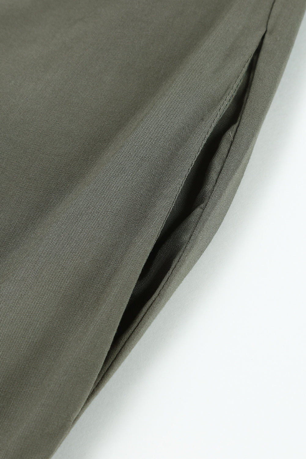 Knotted Hollow-out Front Sleeveless Wide Leg Jumpsuit