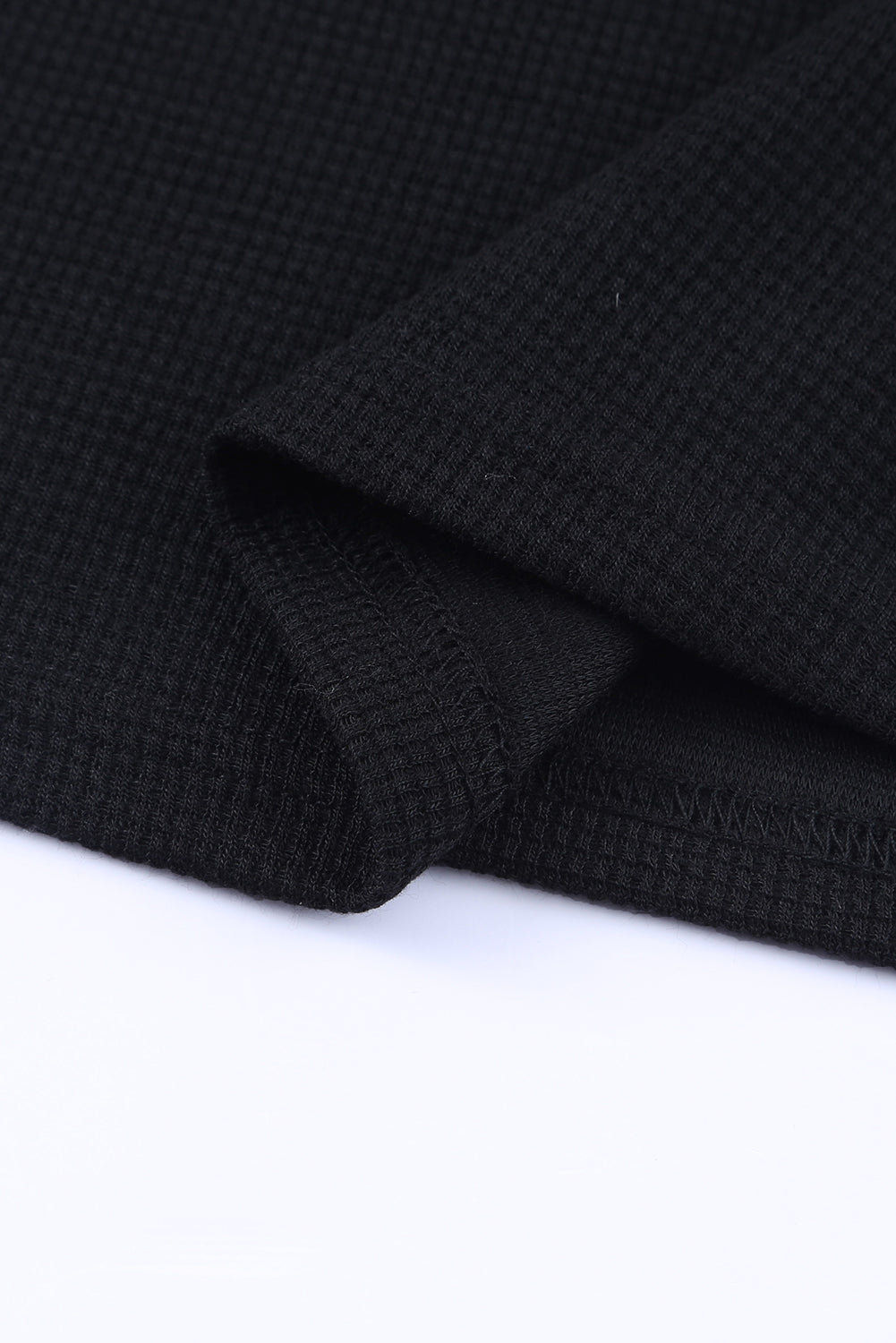 Pink Plain Waffle Knit U Neck Tank Top