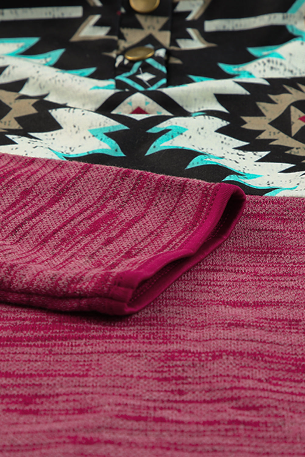 Tribal Geometric Print Hoodies with Pocket